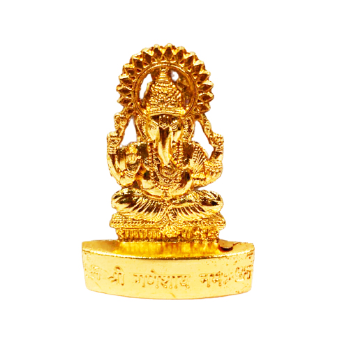 Sri Ganesh Ji Murti – 24 Carat Gold Polish